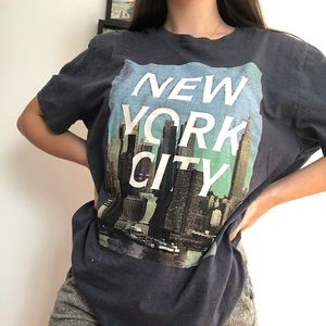 new york city oversized graphic